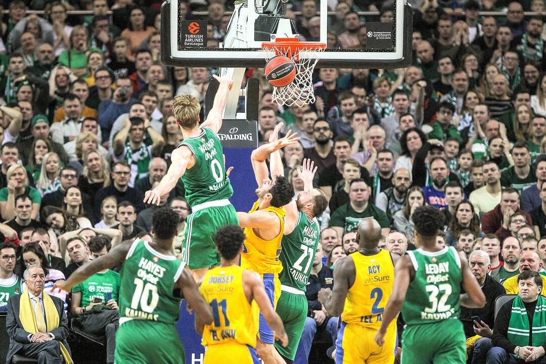 Eurolyga: „Žalgiris“ – „Maccabi“ 73:68
