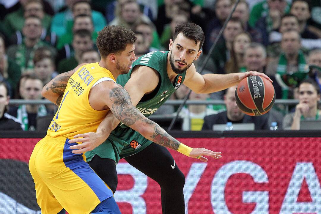 Eurolyga: „Žalgiris“ – „Maccabi“ 80:73