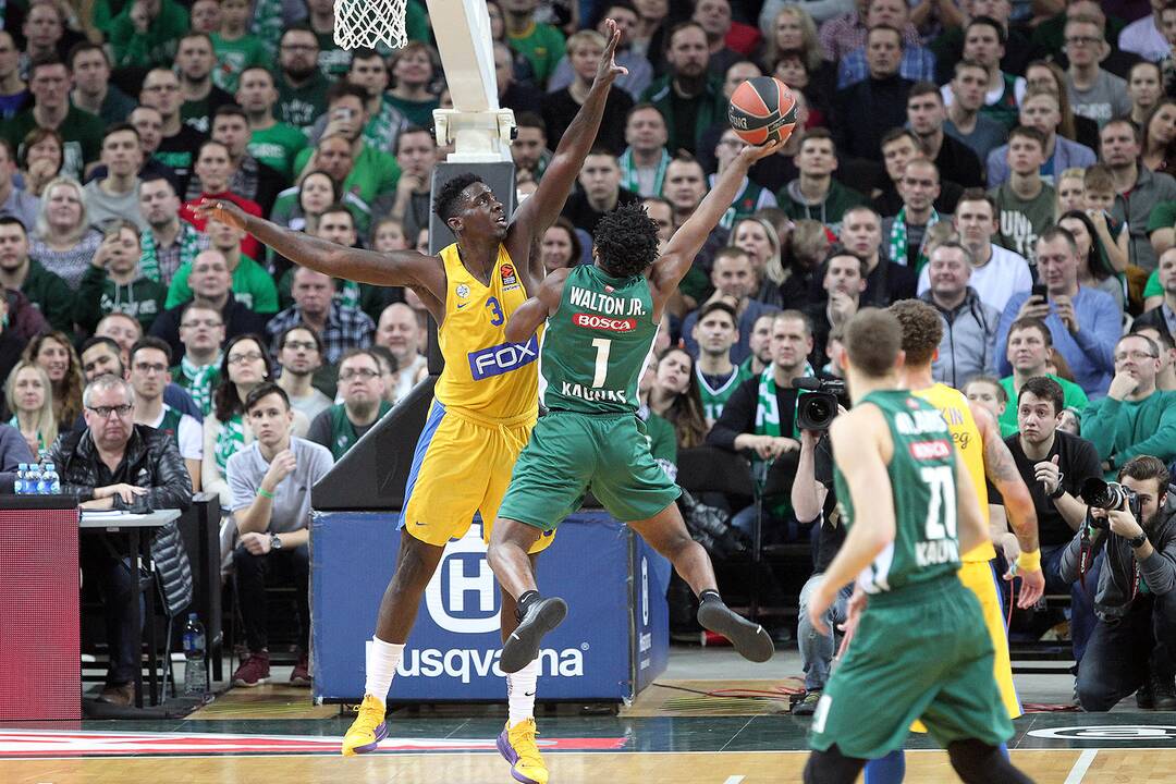 Eurolyga: „Žalgiris“ – „Maccabi“ 80:73