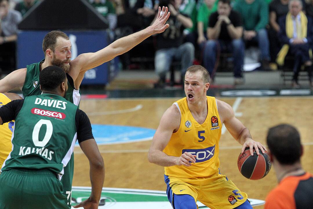 Eurolyga: „Žalgiris“ – „Maccabi“ 80:73