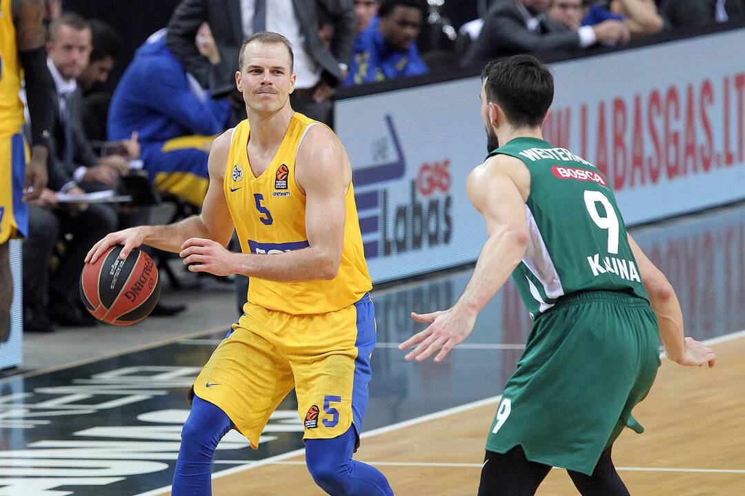 Eurolyga: „Žalgiris“ – „Maccabi“ 80:73
