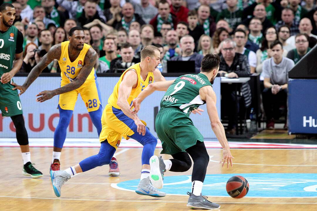 Eurolyga: „Žalgiris“ – „Maccabi“ 80:73