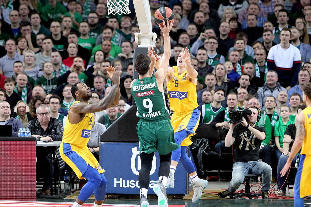 Eurolyga: „Žalgiris“ – „Maccabi“ 80:73