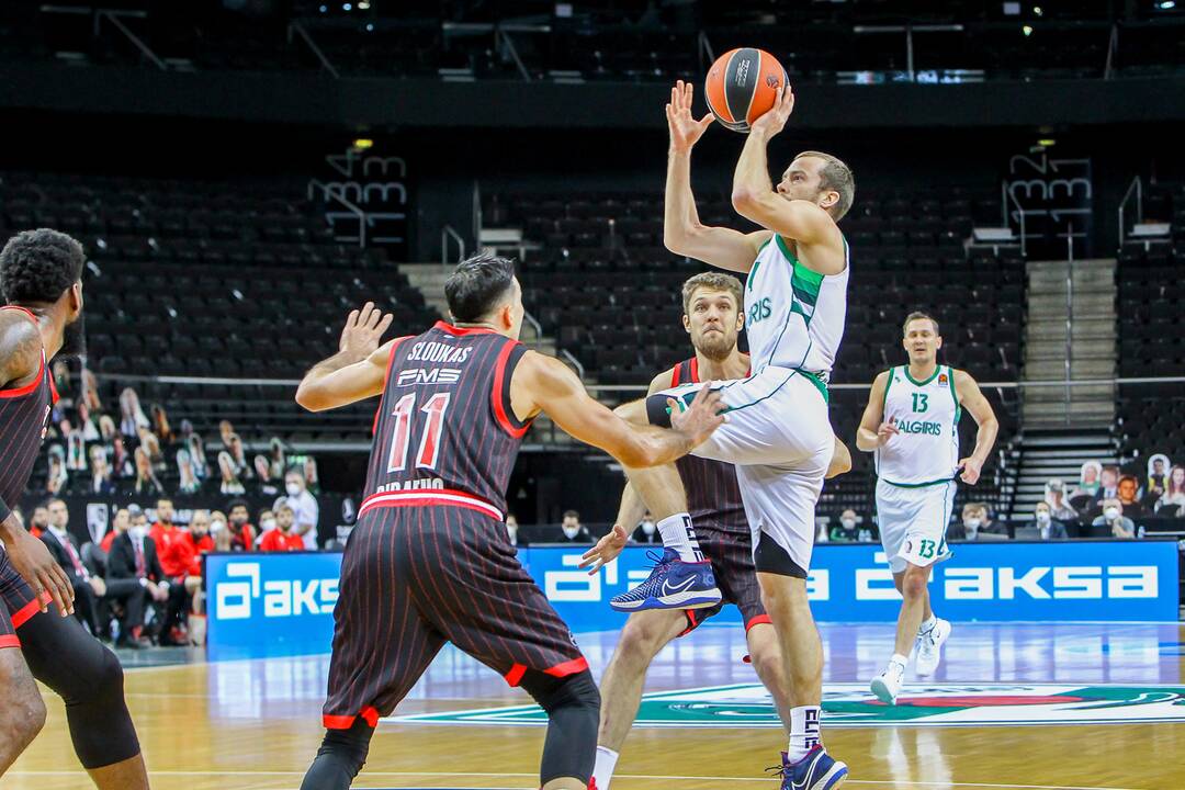 Eurolyga: „Žalgiris“ – „Olympiakos“ 81:79