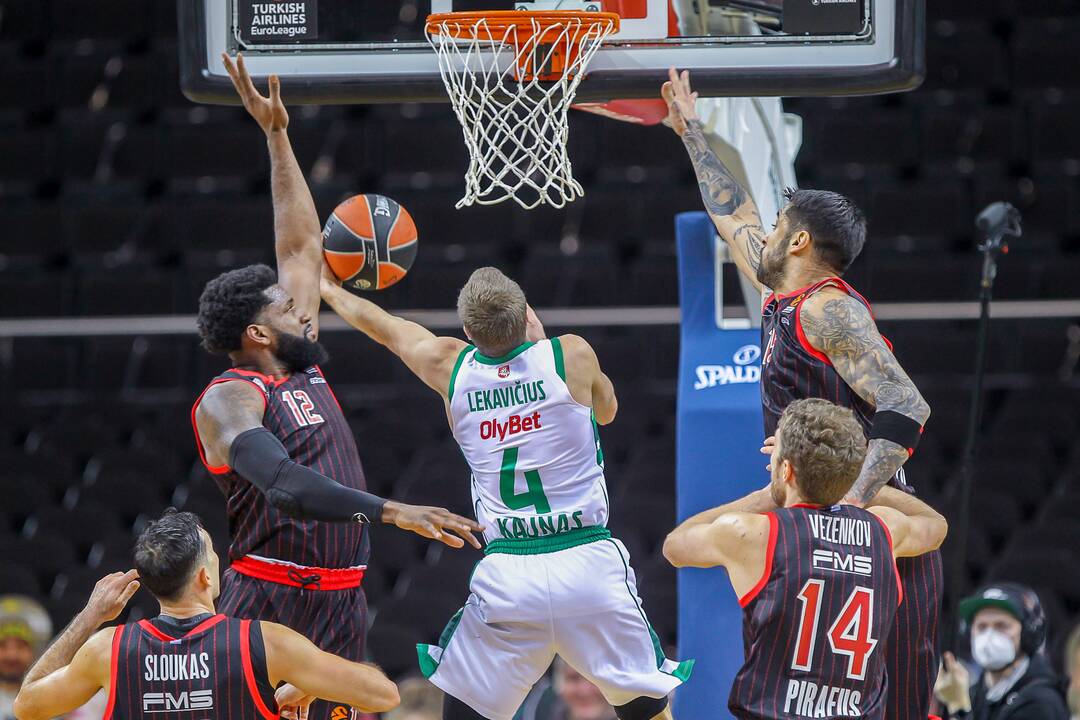 Eurolyga: „Žalgiris“ – „Olympiakos“ 81:79