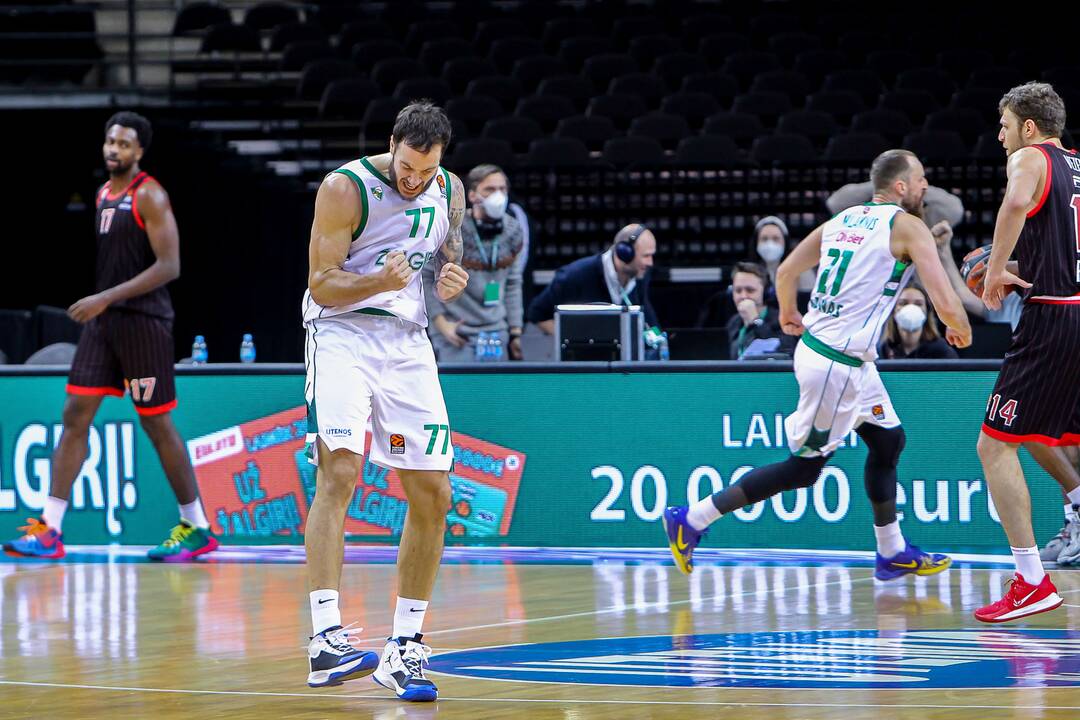 Eurolyga: „Žalgiris“ – „Olympiakos“ 81:79