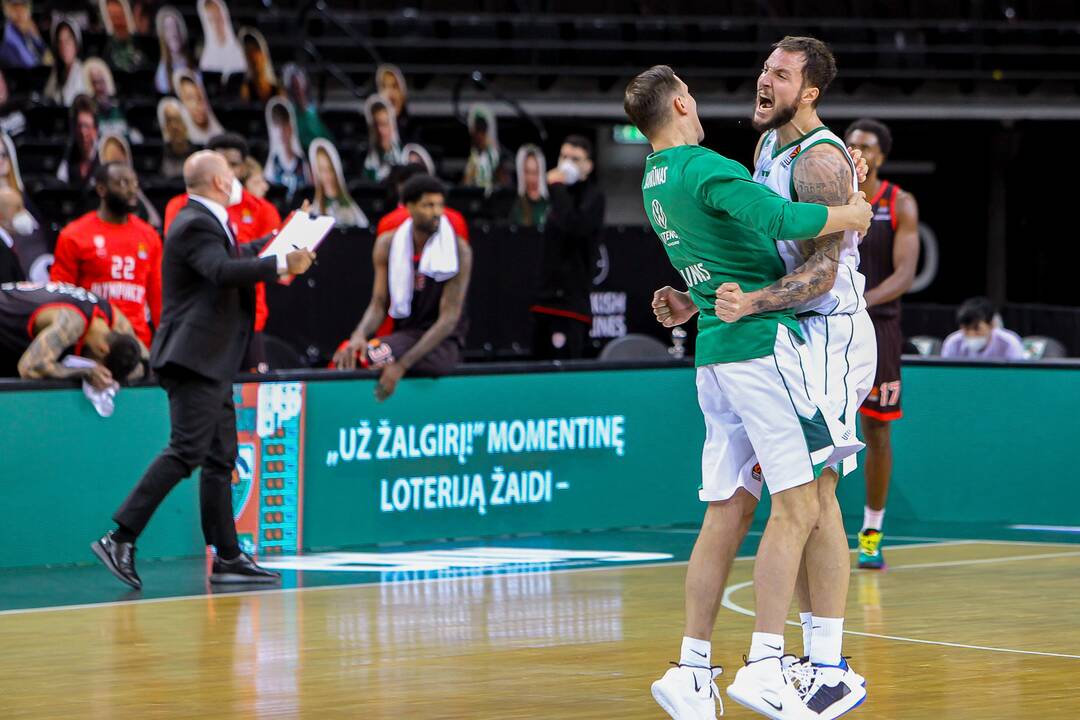 Eurolyga: „Žalgiris“ – „Olympiakos“ 81:79