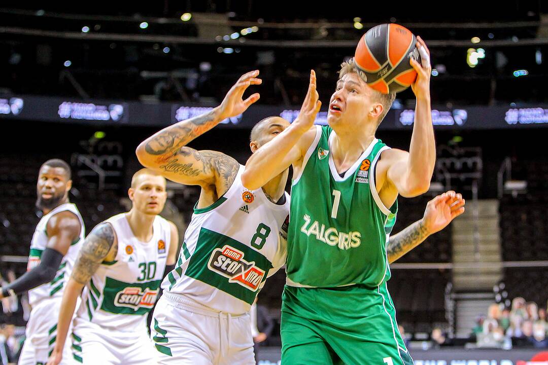 Eurolyga: „Žalgiris“ – „Panathinaikos“ 93:78