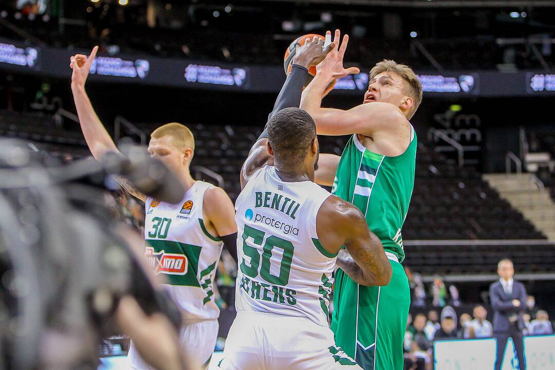 Eurolyga: „Žalgiris“ – „Panathinaikos“ 93:78