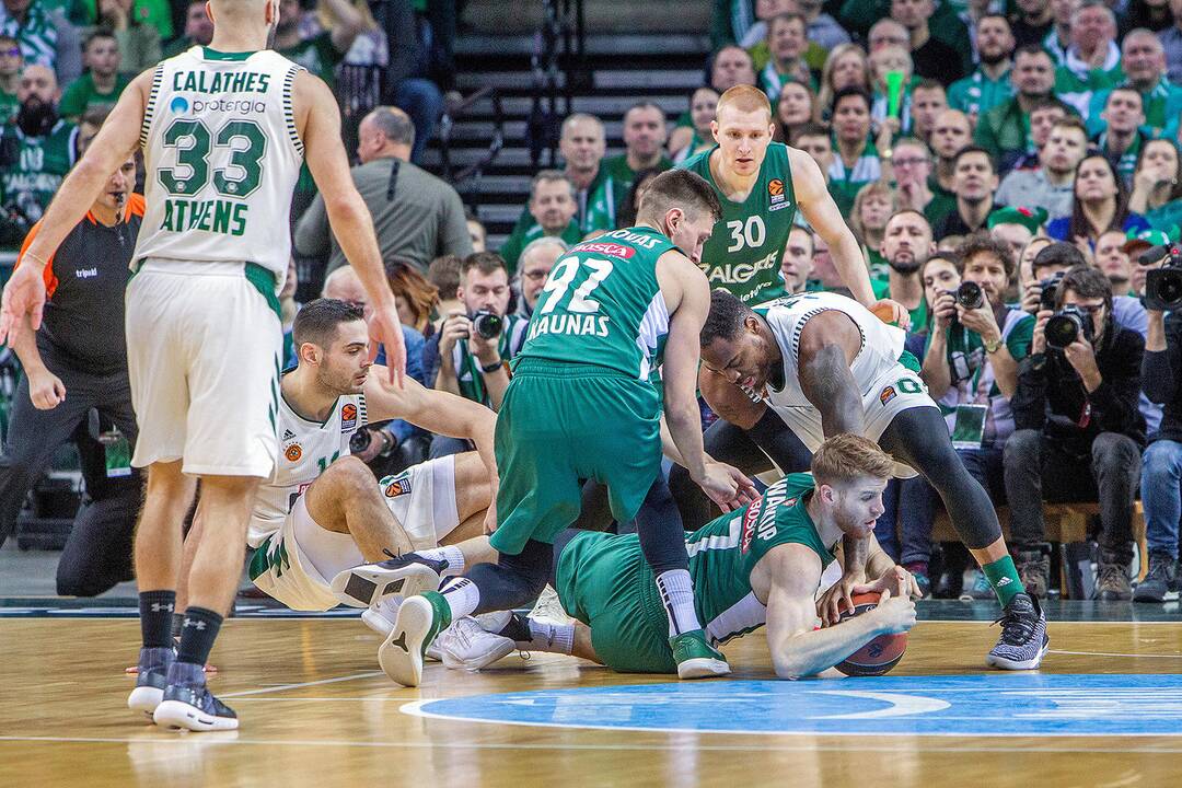 Eurolyga: „Žalgiris“ – „Panathinaikos“ 82:69