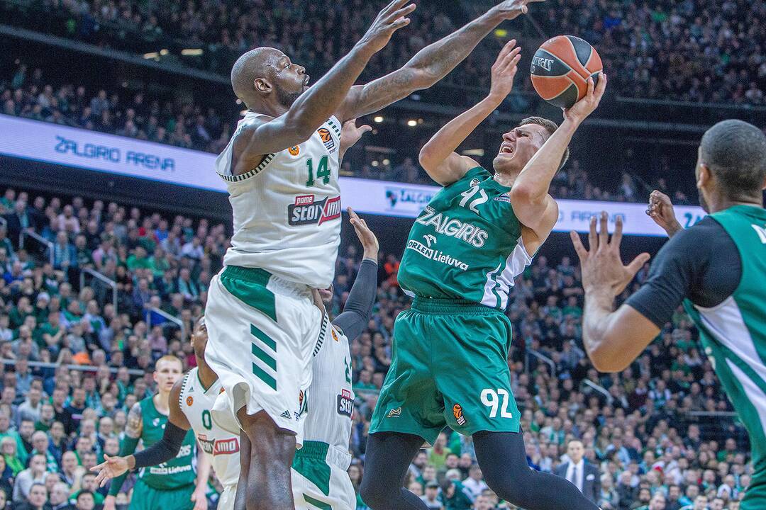 Eurolyga: „Žalgiris“ – „Panathinaikos“ 82:69