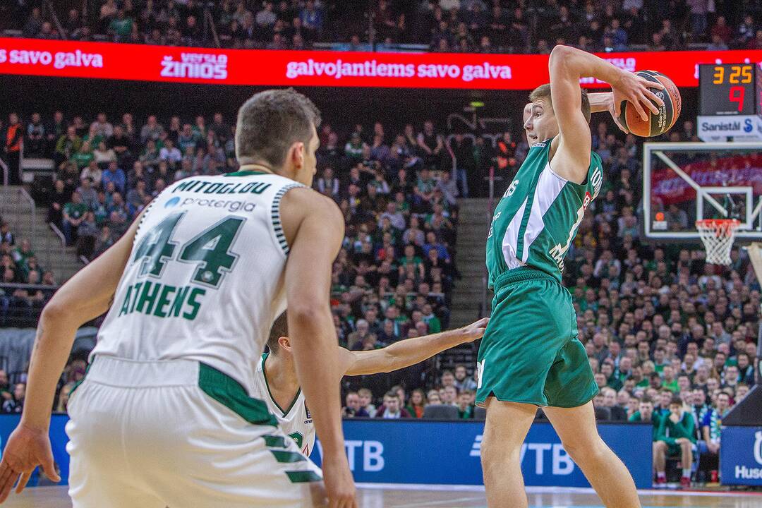 Eurolyga: „Žalgiris“ – „Panathinaikos“ 82:69