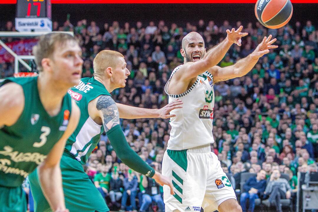 Eurolyga: „Žalgiris“ – „Panathinaikos“ 82:69