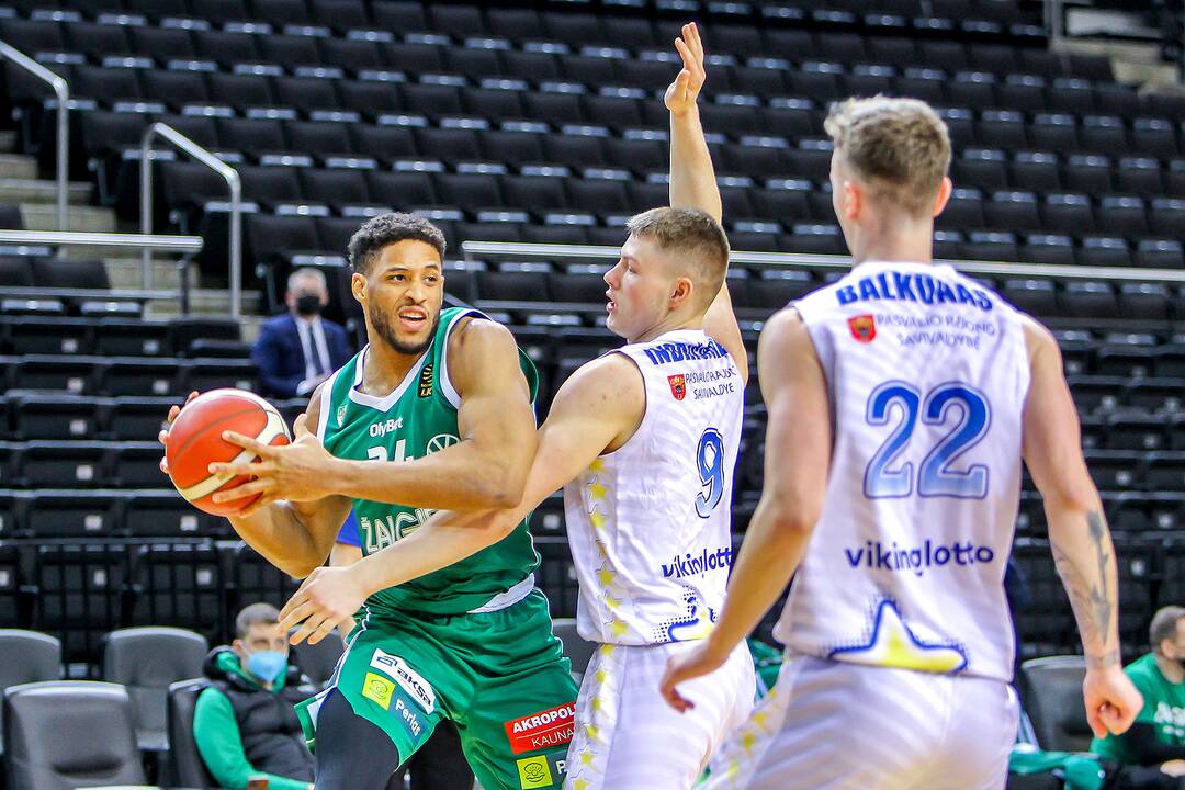 LKL: „Žalgiris“ – „Pieno žvaigždės“ 107:83