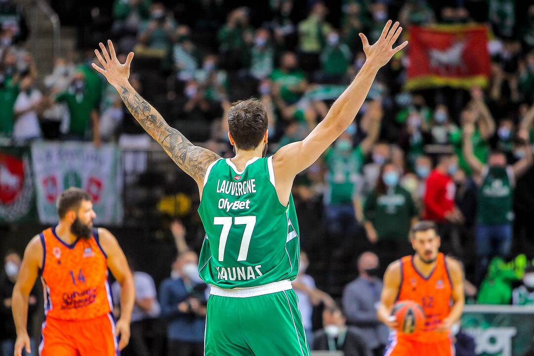 Eurolyga: „Žalgiris“ – „Valencia Basket“ 82:94