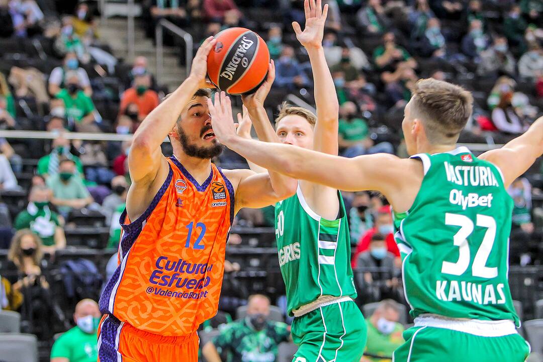 Eurolyga: „Žalgiris“ – „Valencia Basket“ 82:94