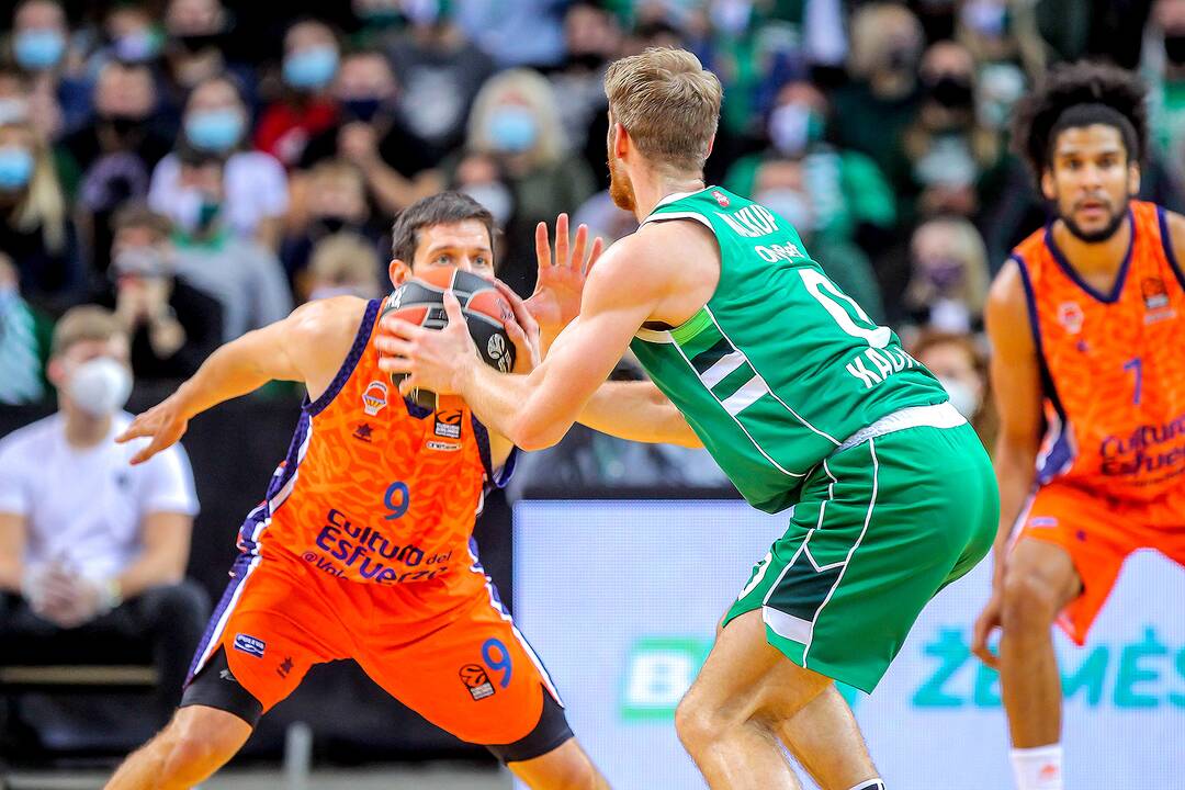 Eurolyga: „Žalgiris“ – „Valencia Basket“ 82:94