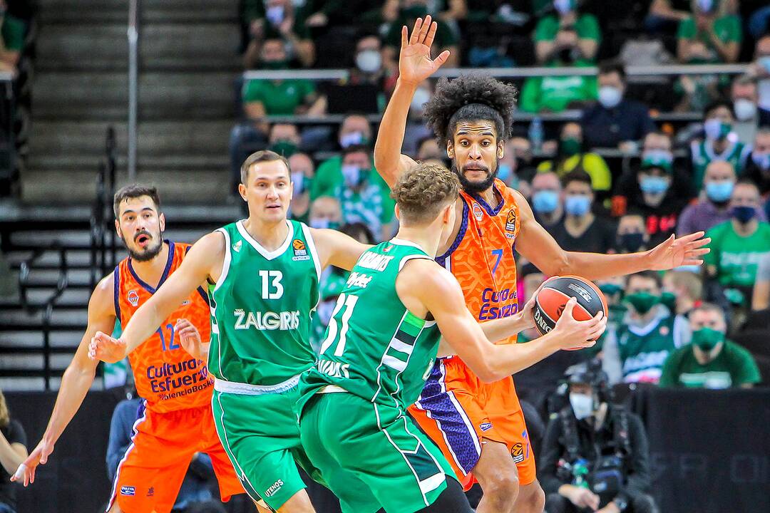 Eurolyga: „Žalgiris“ – „Valencia Basket“ 82:94