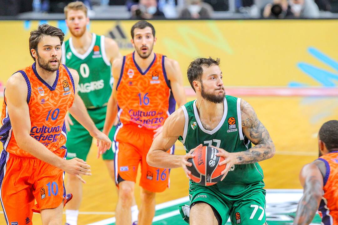 Eurolyga: „Žalgiris“ – „Valencia Basket“ 82:94