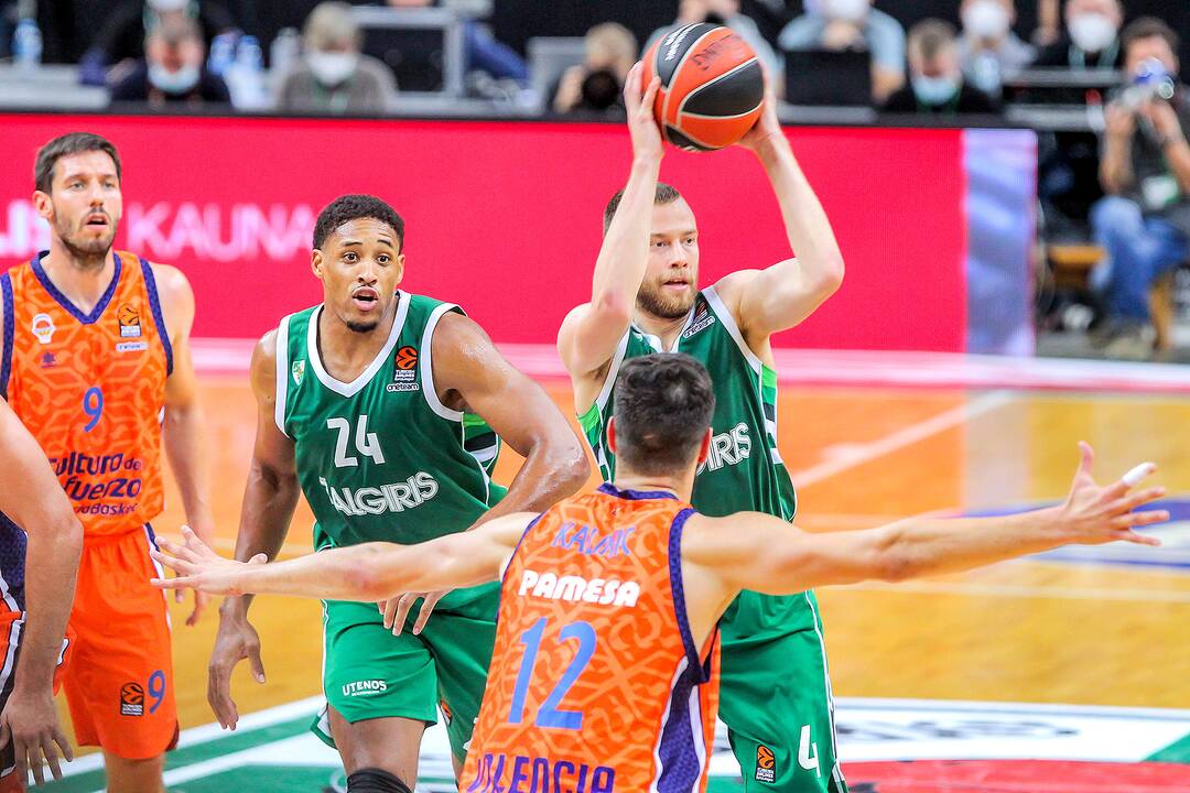 Eurolyga: „Žalgiris“ – „Valencia Basket“ 82:94