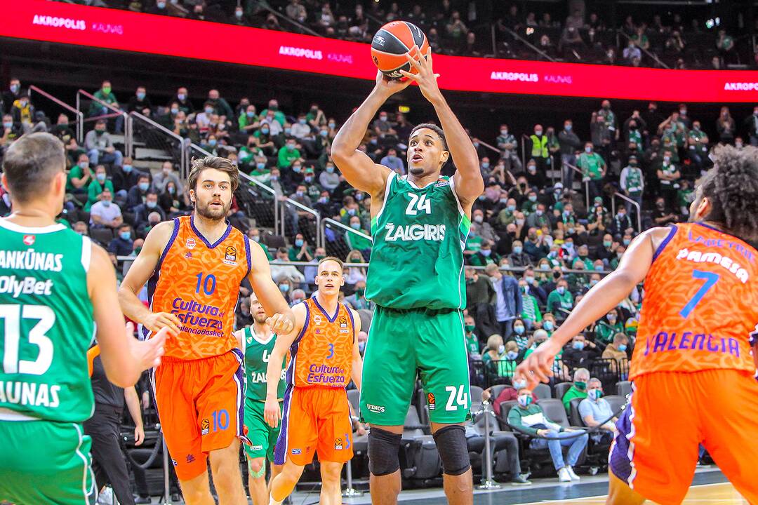 Eurolyga: „Žalgiris“ – „Valencia Basket“ 82:94