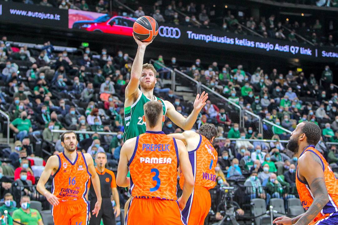 Eurolyga: „Žalgiris“ – „Valencia Basket“ 82:94