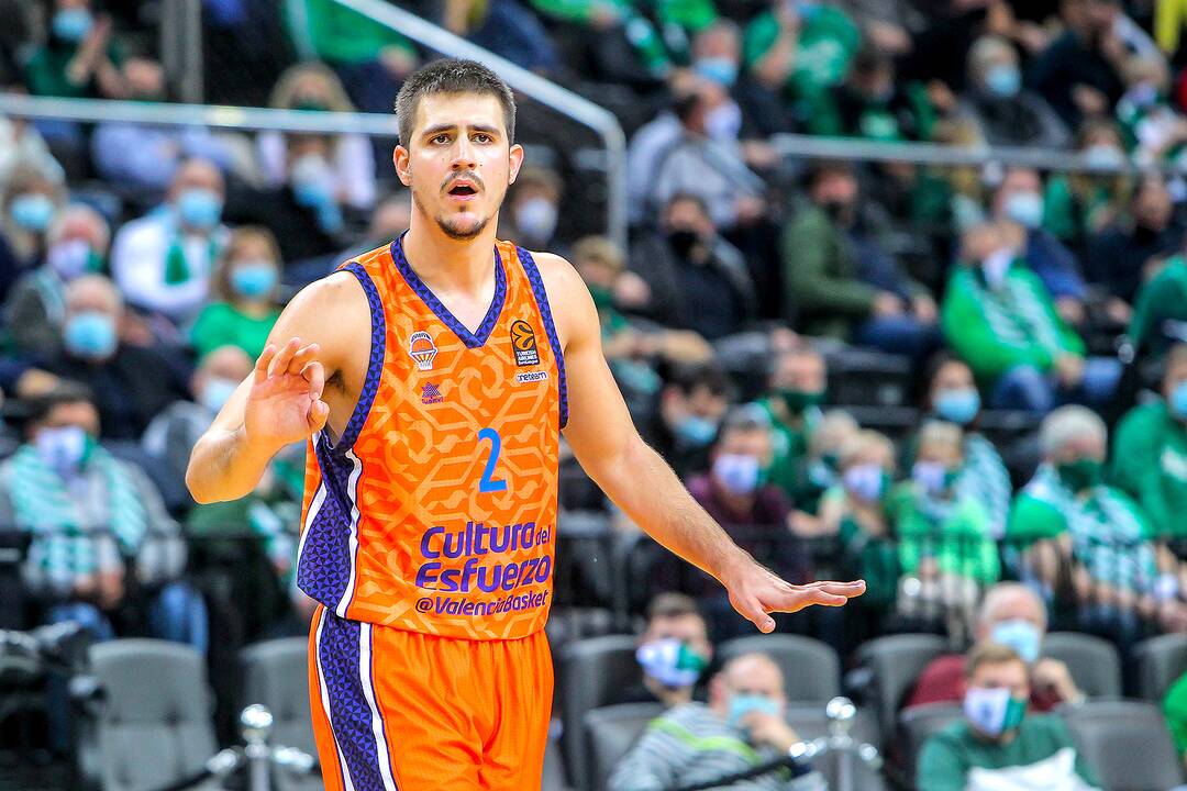 Eurolyga: „Žalgiris“ – „Valencia Basket“ 82:94