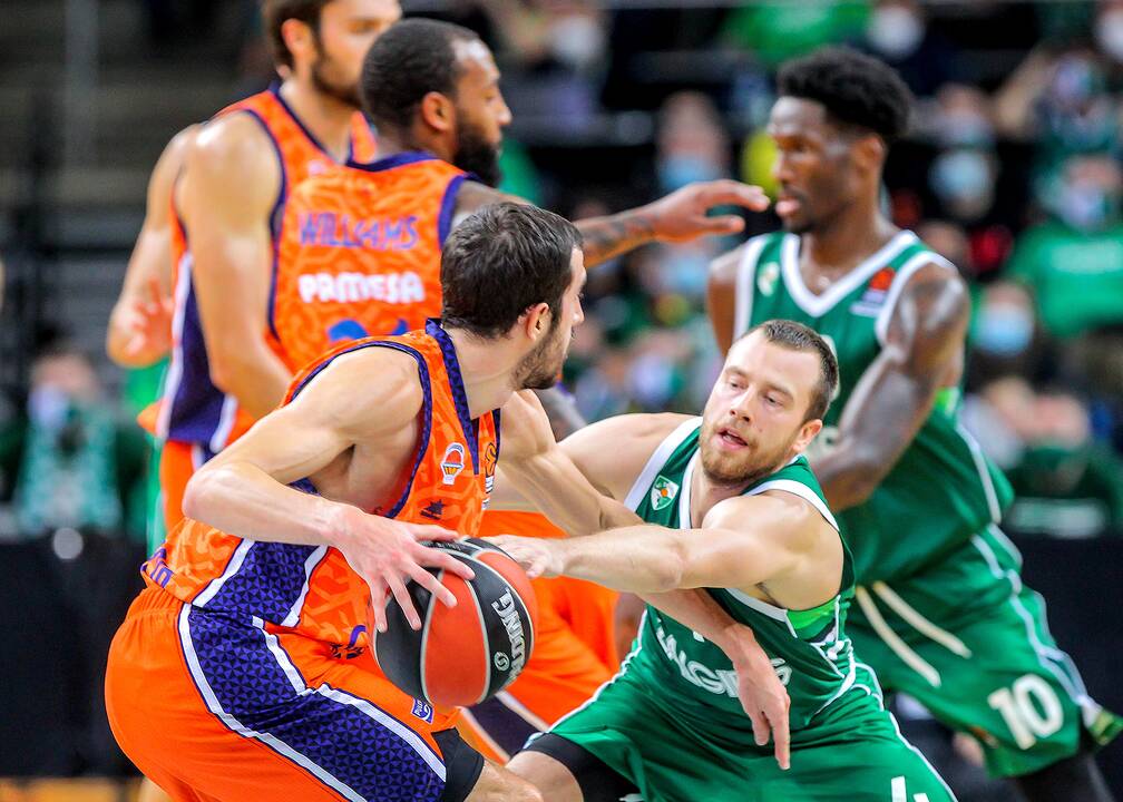 Eurolyga: „Žalgiris“ – „Valencia Basket“ 82:94