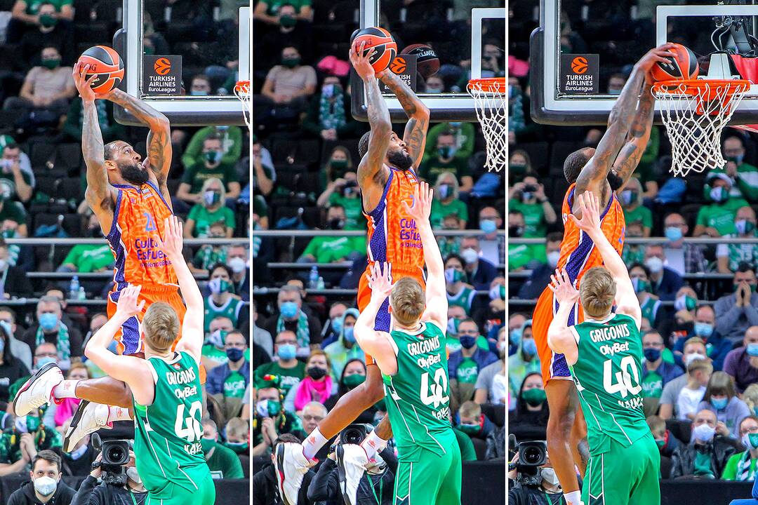 Eurolyga: „Žalgiris“ – „Valencia Basket“ 82:94