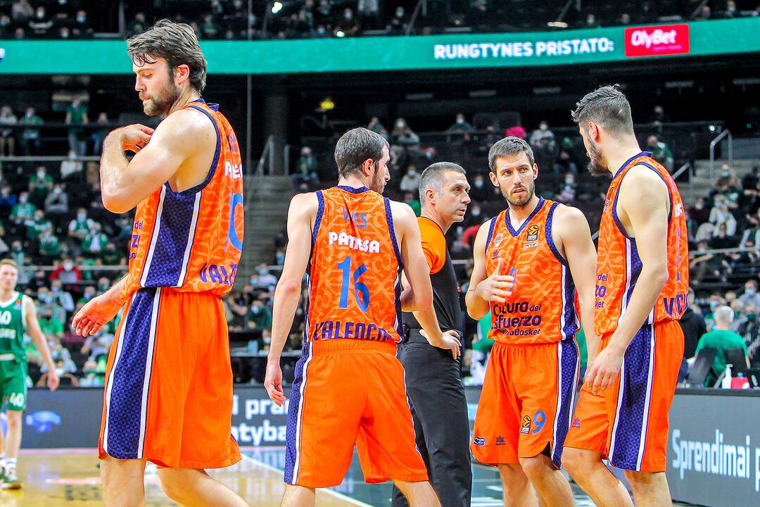 Eurolyga: „Žalgiris“ – „Valencia Basket“ 82:94