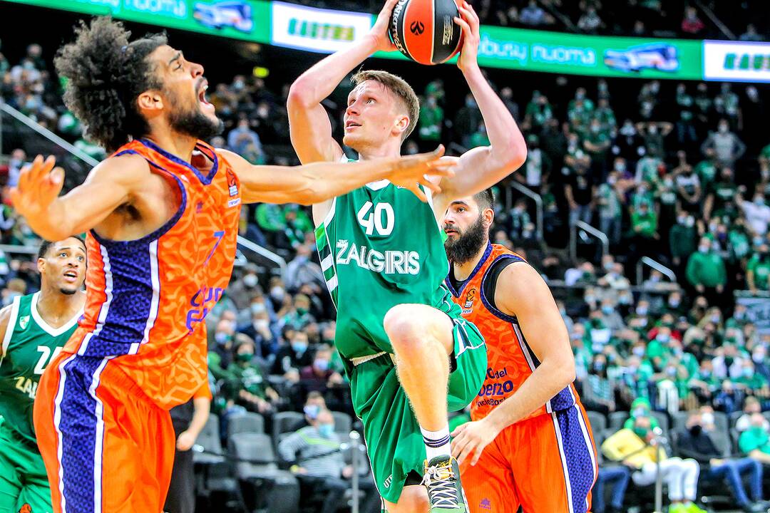 Eurolyga: „Žalgiris“ – „Valencia Basket“ 82:94