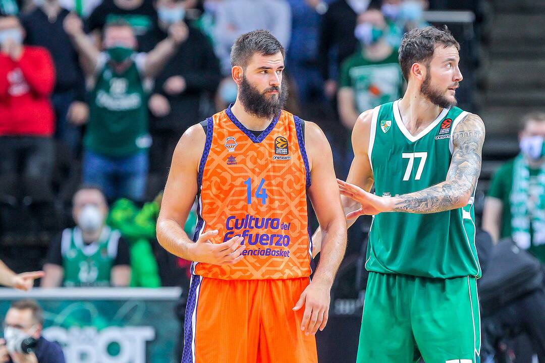 Eurolyga: „Žalgiris“ – „Valencia Basket“ 82:94
