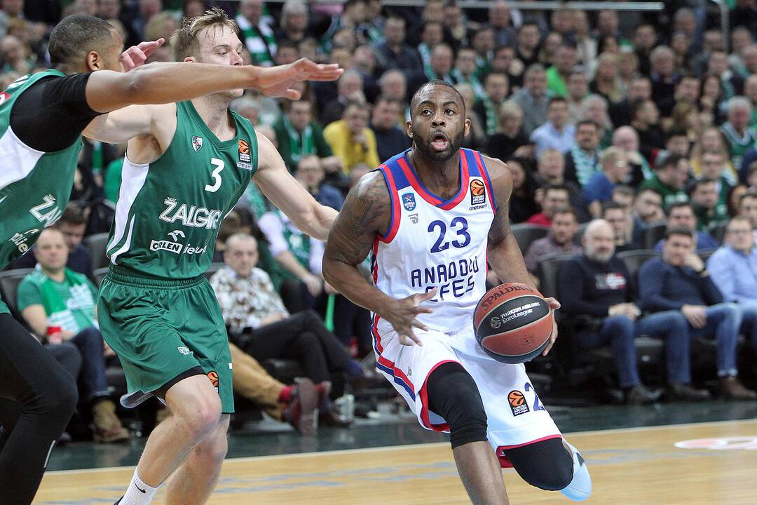 Eurolyga: „Žalgiris“ – „Anadolu Efes“ 58:79