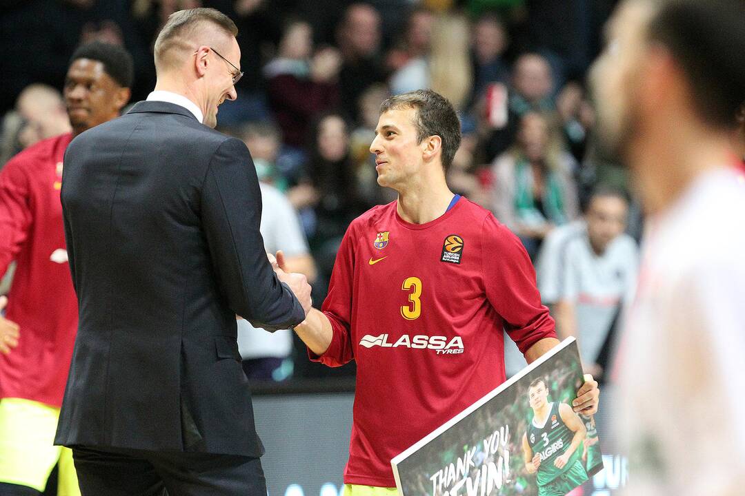 Eurolyga: „Žalgiris“ – „Barcelona“ 85:88