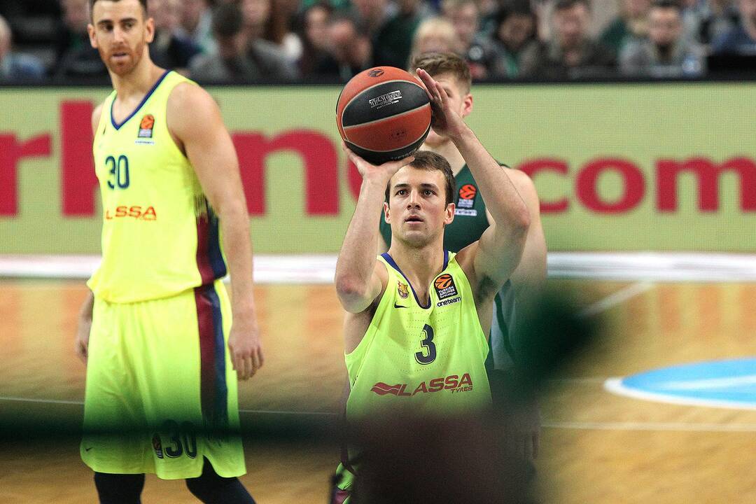 Eurolyga: „Žalgiris“ – „Barcelona“ 85:88