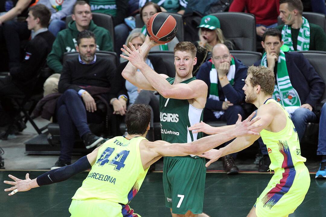 Eurolyga: „Žalgiris“ – „Barcelona“ 85:88