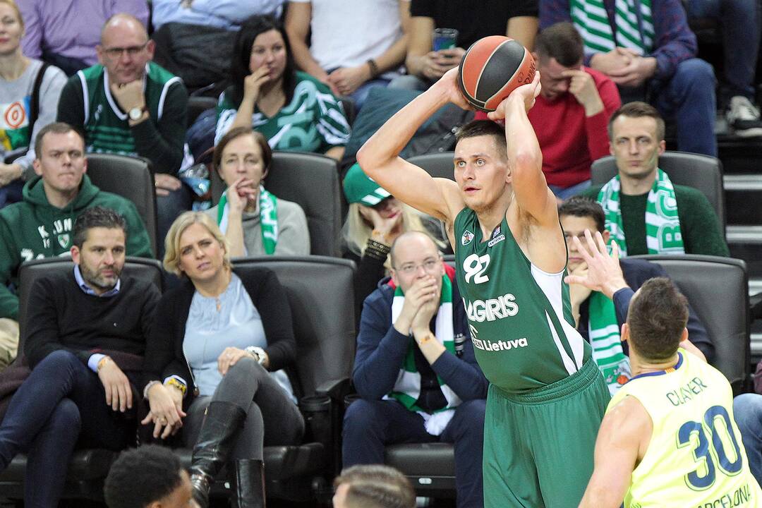 Eurolyga: „Žalgiris“ – „Barcelona“ 85:88