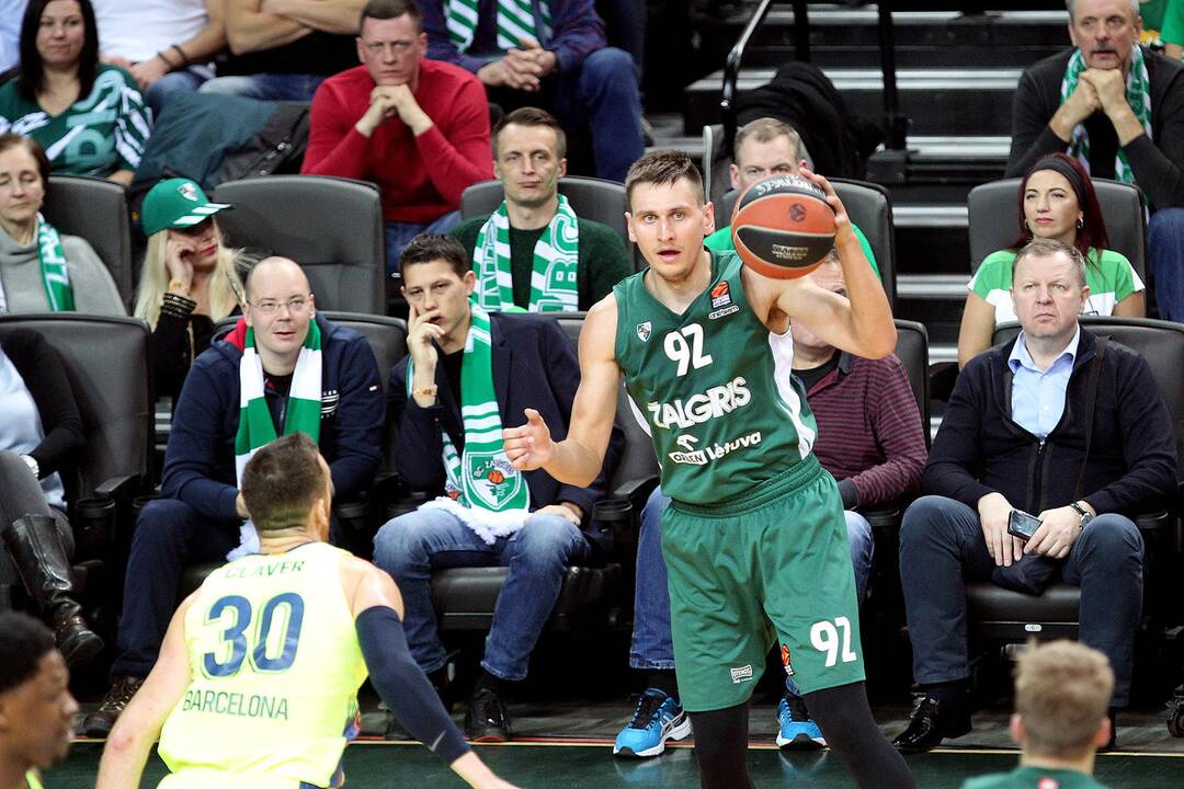 Eurolyga: „Žalgiris“ – „Barcelona“ 85:88