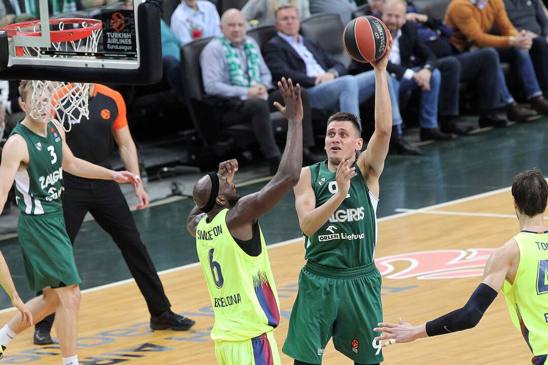 Eurolyga: „Žalgiris“ – „Barcelona“ 85:88