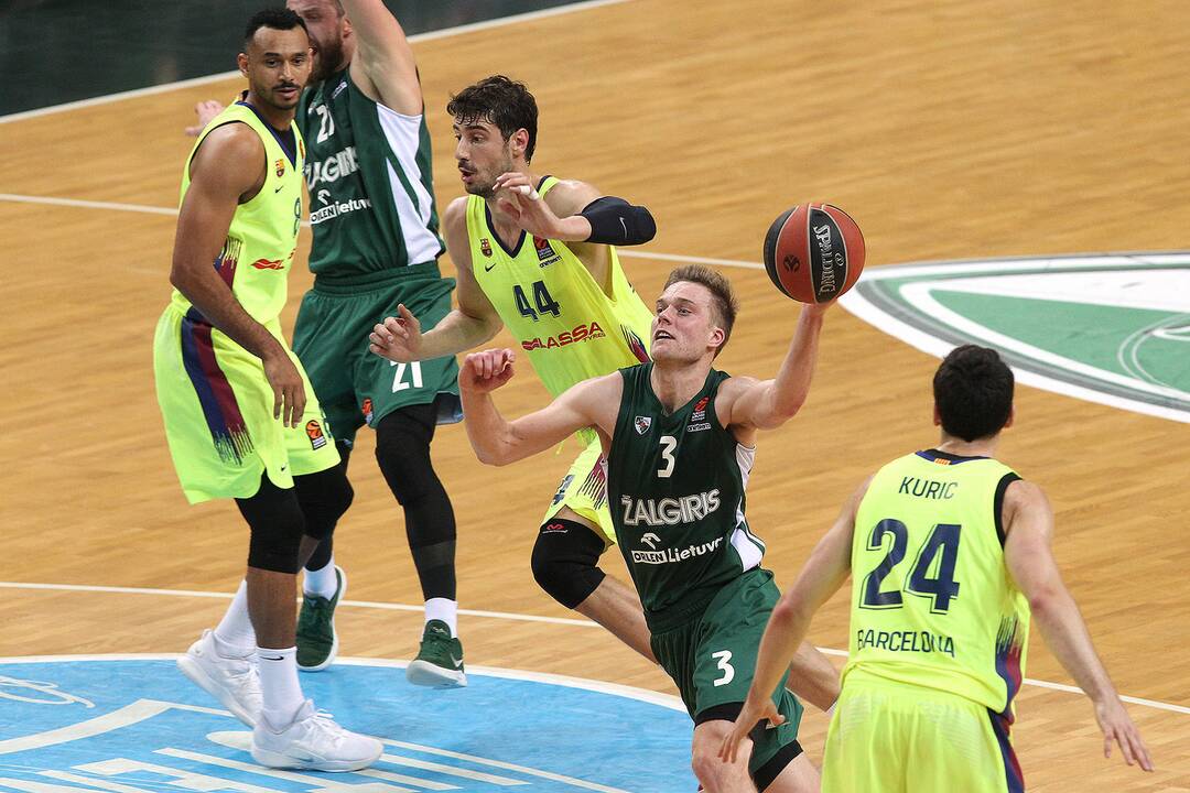 Eurolyga: „Žalgiris“ – „Barcelona“ 85:88