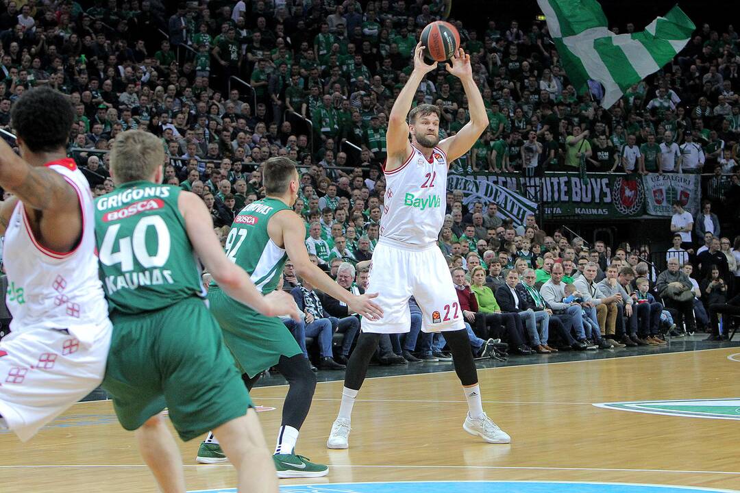 Eurolyga: „Žalgiris“ – „Bayern“ 85:79