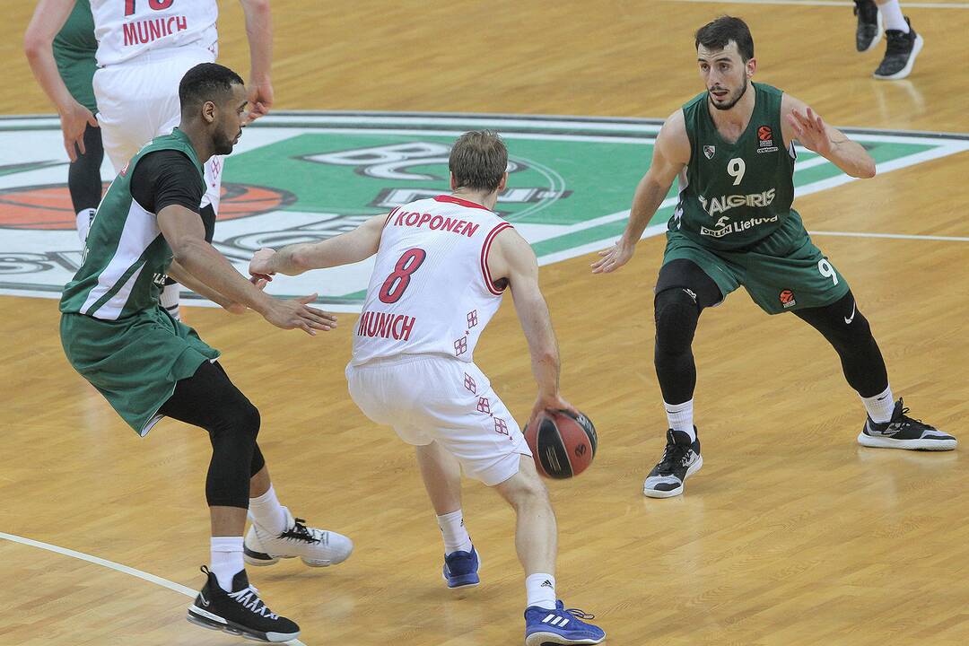 Eurolyga: „Žalgiris“ – „Bayern“ 85:79