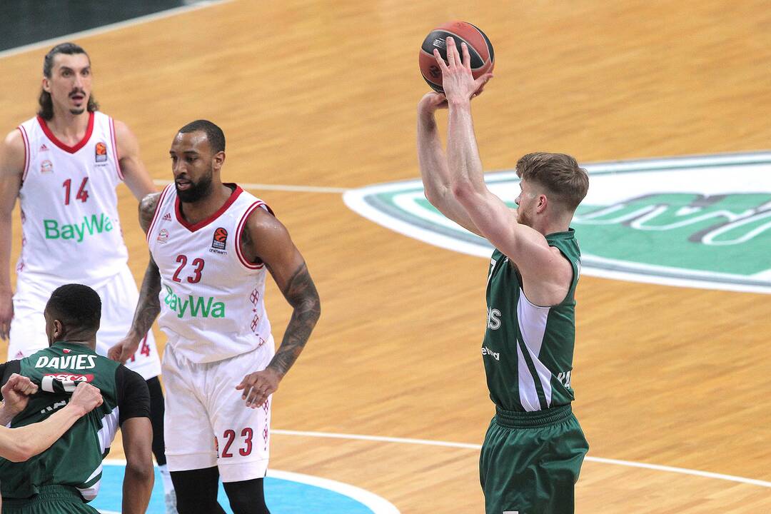 Eurolyga: „Žalgiris“ – „Bayern“ 85:79