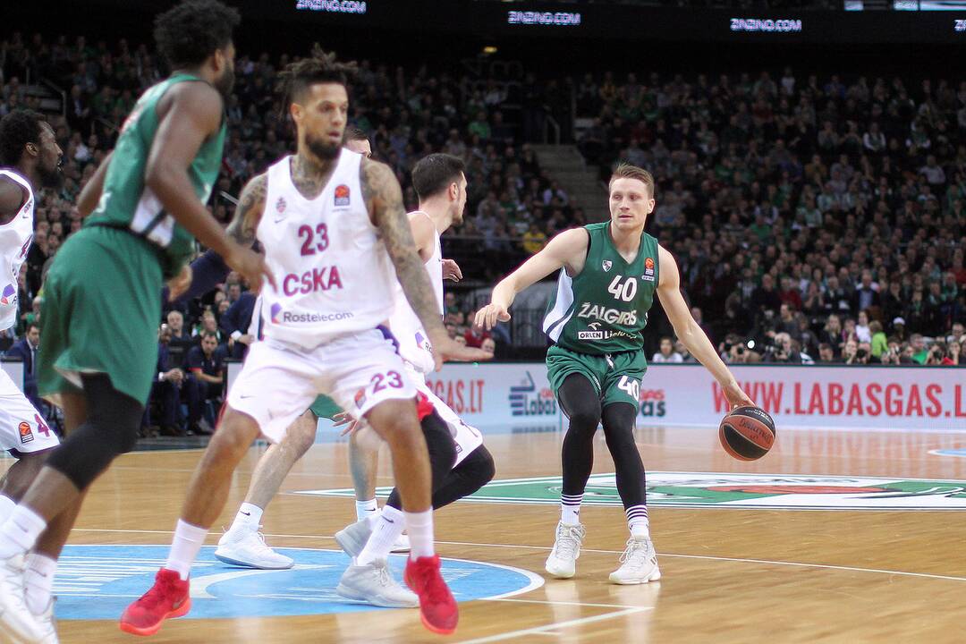 Eurolyga: „Žalgiris“ – CSKA 79:84