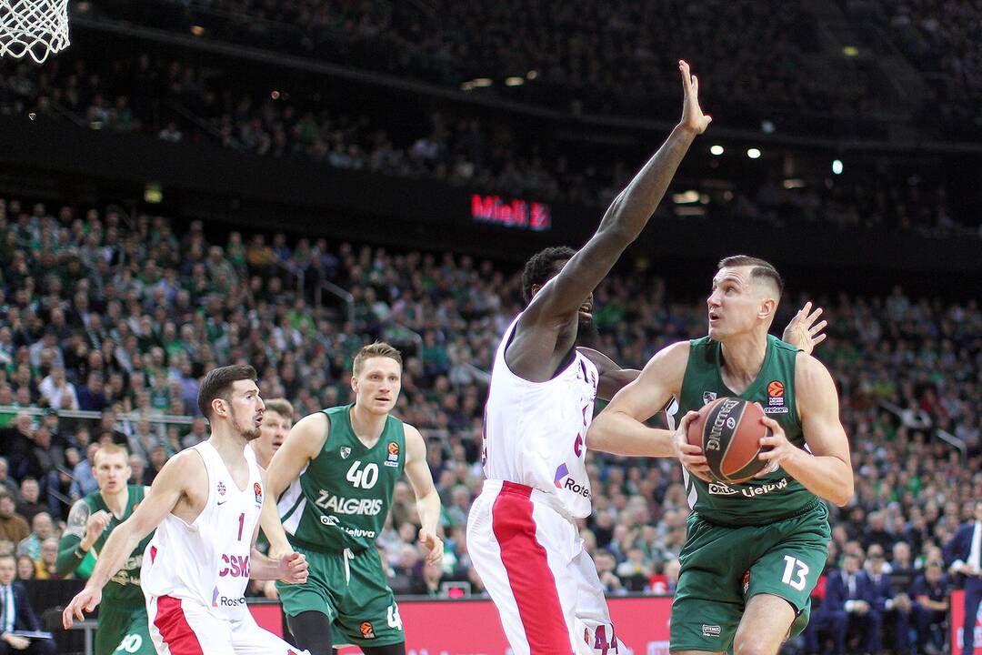 Eurolyga: „Žalgiris“ – CSKA 79:84
