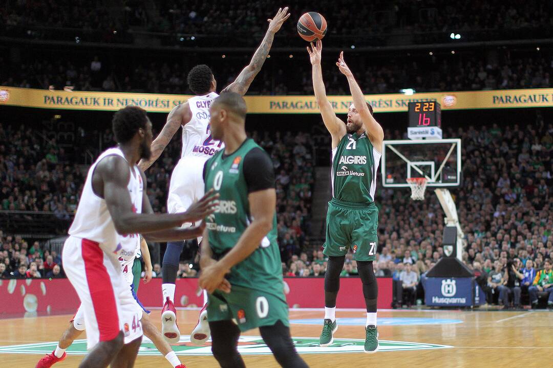 Eurolyga: „Žalgiris“ – CSKA 79:84