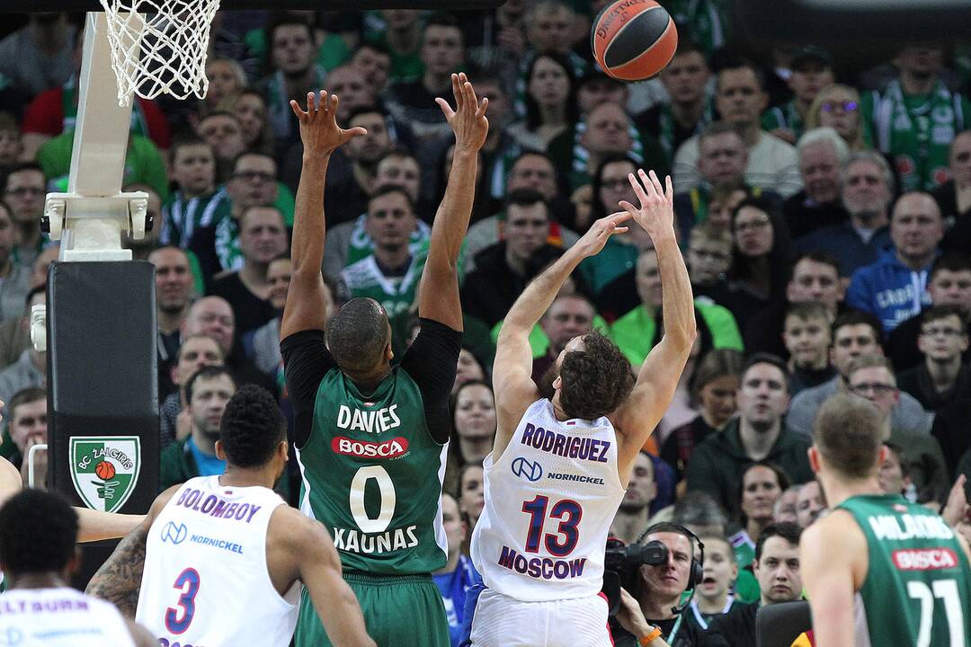 Eurolyga: „Žalgiris“ – CSKA 79:84