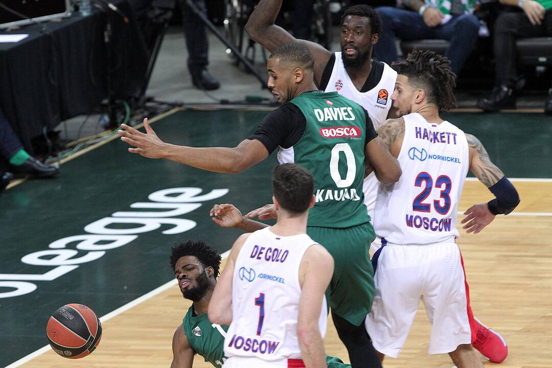 Eurolyga: „Žalgiris“ – CSKA 79:84