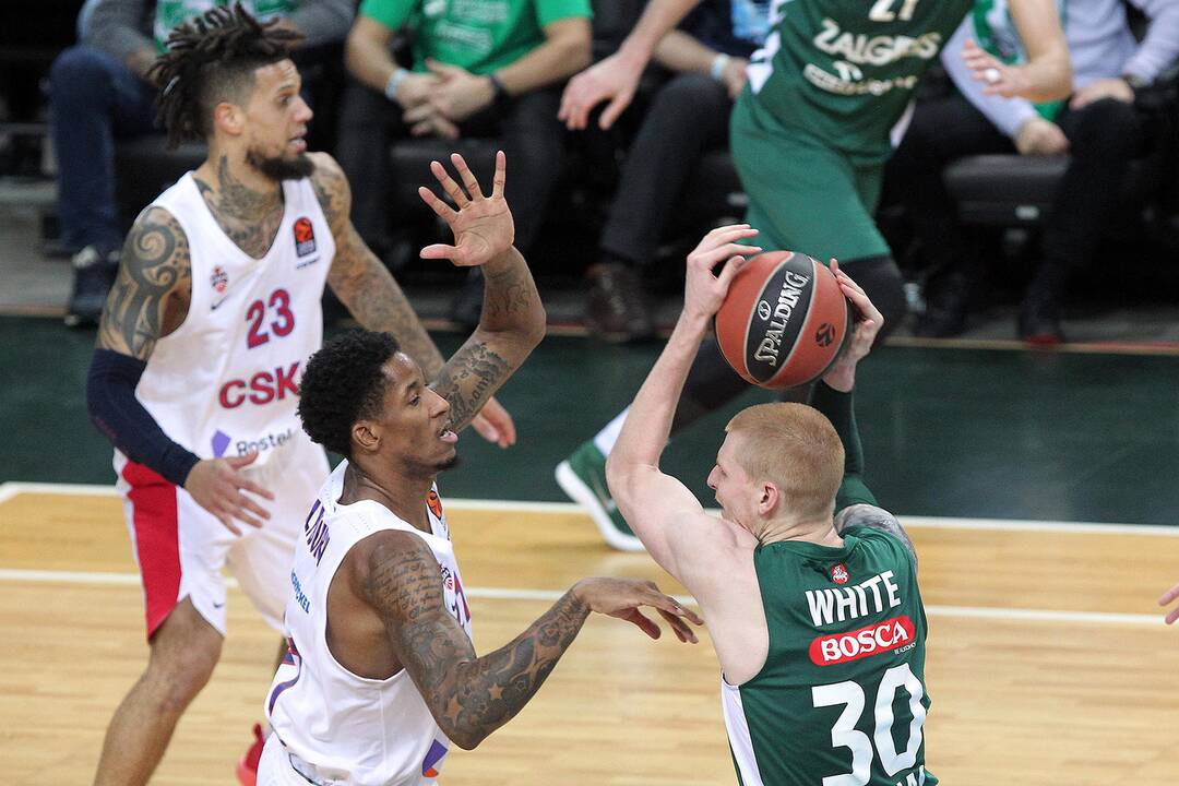 Eurolyga: „Žalgiris“ – CSKA 79:84