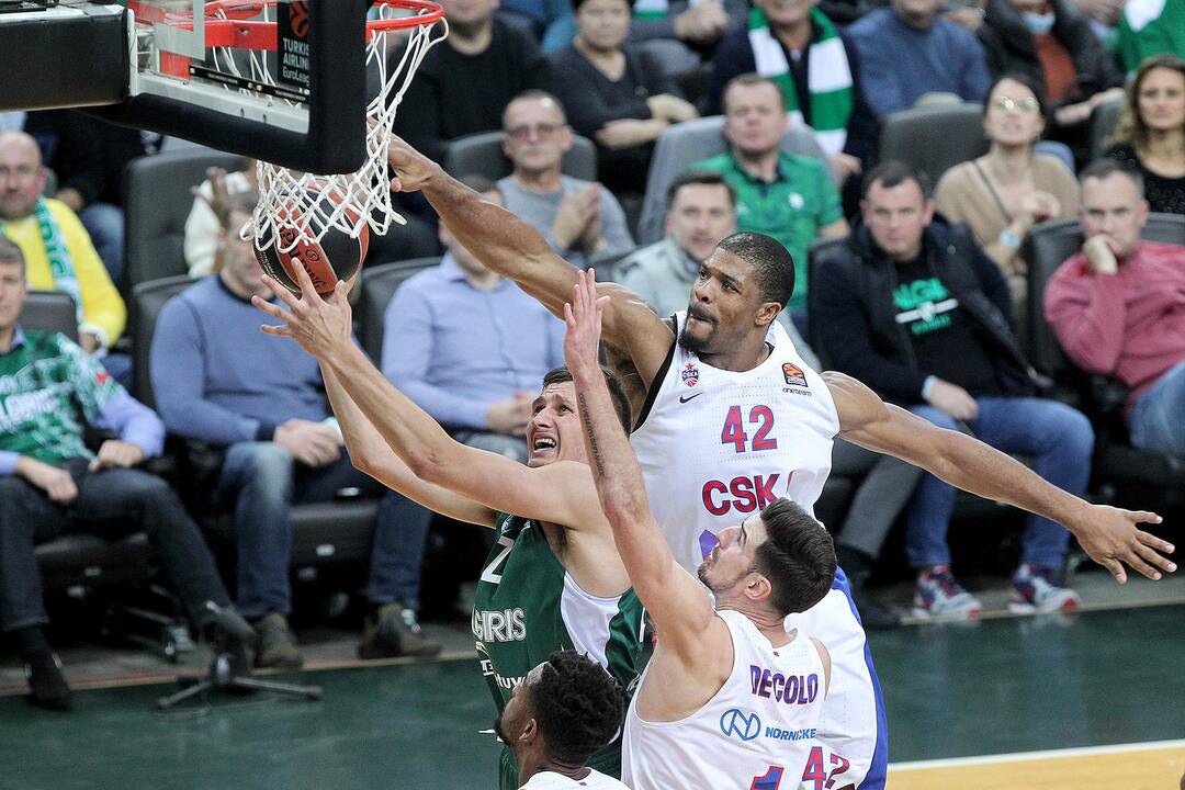 Eurolyga: „Žalgiris“ – CSKA 79:84